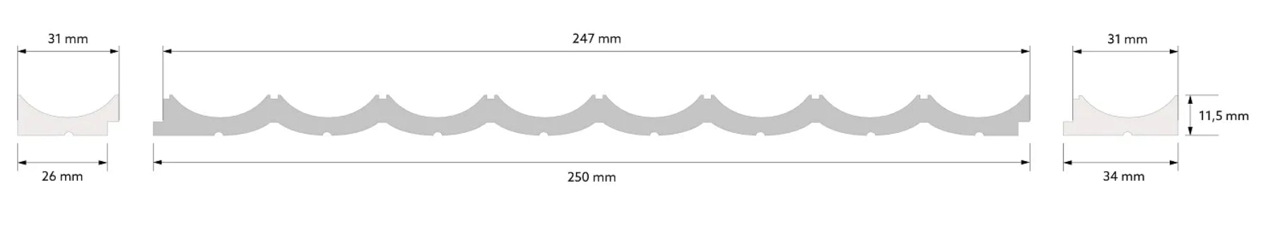 3D Väggpanel WP002T