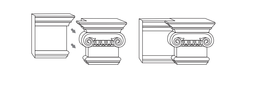 Kapitäl skaft D1602L